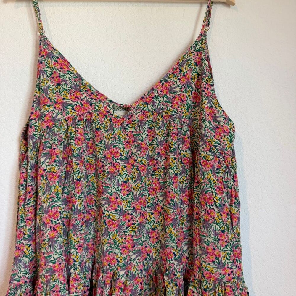 Natural Life Floral Sleeveless Riley Mini A-Line Dress Women's Size Large - Picture 3 of 7